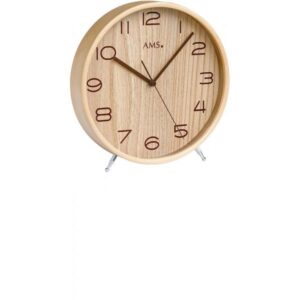 AMS Alpenchique Funk Tischuhr, Buche