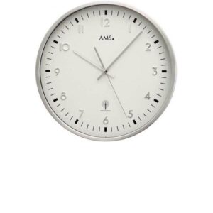 AMS Capitol 32 Funkwanduhr, Alu gross