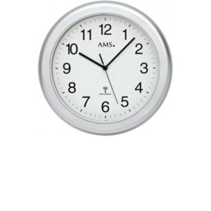 AMS Funkwanduhr, Baduhr grau 30cm