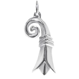 Anhänger Baslerstab gross Weissgold 18K