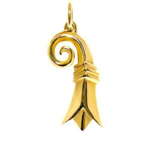 Anhänger Baslerstab klein Gold 18K