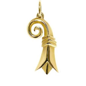 Anhänger Baslerstab klein Gold 9K