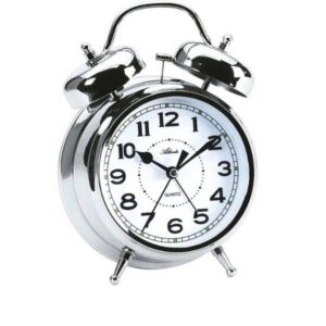 ATLANTA Glockenwecker Sweep Silent mit Licht 12.5cm