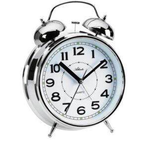ATLANTA Glockenwecker Sweep Silent mit Licht 23cm