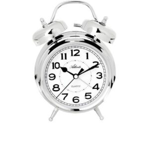 ATLANTA Glockenwecker Sweep Silent mit Licht 9.5cm