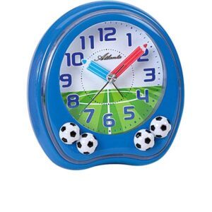 ATLANTA Kinderwecker Fussball Silent mit Licht und Musik
