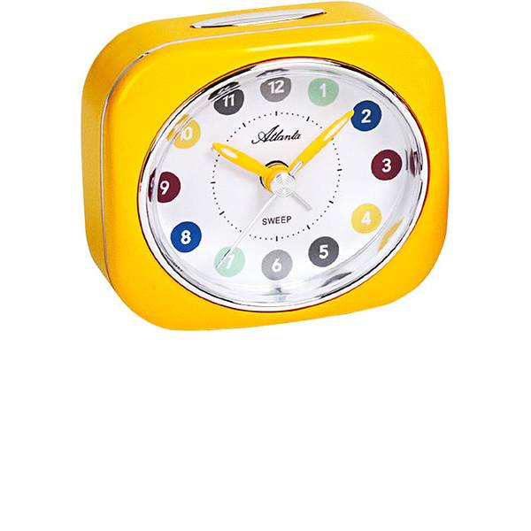atlanta kinderwecker sweep silent gelb