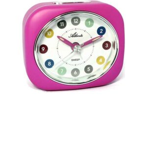 ATLANTA Kinderwecker Sweep Silent rosa