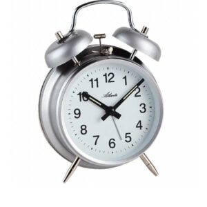 ATLANTA Mechanischer Doppelglocken Wecker 12x16cm