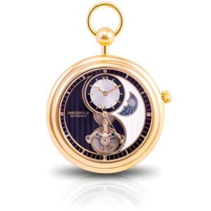Automatik Taschenuhr, Residence Yin Yang Sichtunruh, Tag & Nacht gold