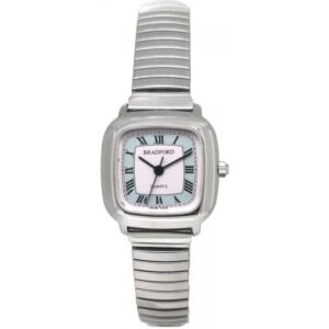 BRADFORD Stretch Armbanduhr römisch, himmelblau