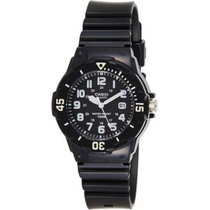 CASIO Analog Monster, kleine Quartzuhr mit Datum, schwarz