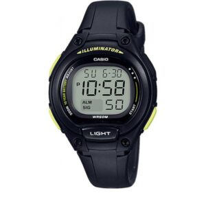 CASIO LCD Illuminator Sportuhr klein, schwarz