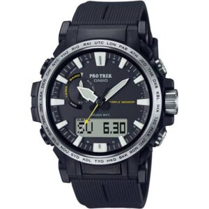 CASIO Pro Trek Funk-Solar, Alti-Baro-Thermo-Kompass schwarz