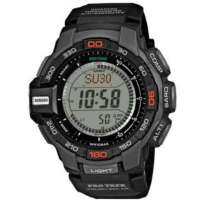 CASIO Pro Trek Solaruhr, Alti-Baro-Thermo- Kompass