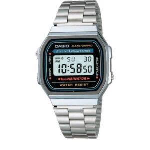 CASIO Vintage LCD, Digitaluhr Iconic Illuminator silber
