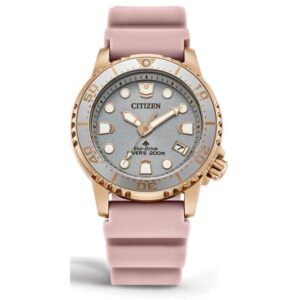 _CITIZEN Damen Taucheruhr Promaster Diver 36, Eco-Drive Solar rosé
