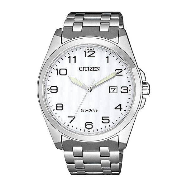 citizen klassik eco drive solaruhr mit zahlen edelstahl