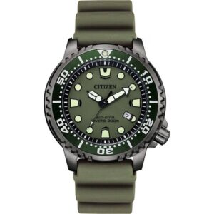 CITIZEN Promaster Eco-Drive Diver, Solar Taucheruhr, Khaki