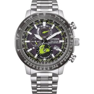 CITIZEN Promaster Geo Trecker Eco-Drive Solar Funkuhr, Edelstahl
