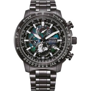 CITIZEN Promaster Geo Trecker Eco-Drive Solar Funkuhr, schwarz
