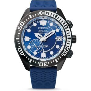 CITIZEN Satellite Diver, GPS Weltzeit Eco Drive Solaruhr blau