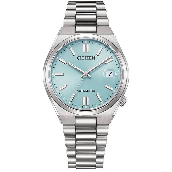 citizen tsuyosa medium automatik uhr stahl eisblau