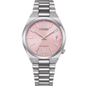 CITIZEN Tsuyosa, Medium Automatik Uhr, Stahl pink