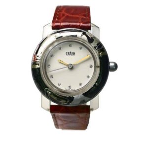 CRASH®ReWatch Quartzuhr mit Alu Recycling-Lunette, klein grün-bunt