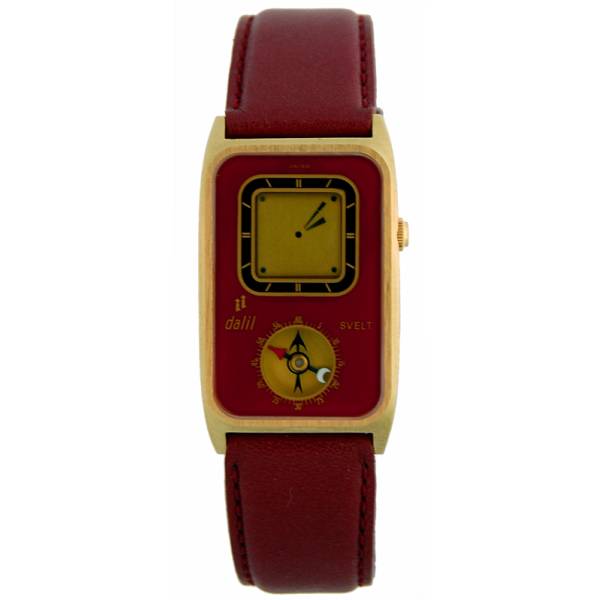 dalil swiss nos svelt lcd kompassuhr digital rot