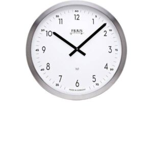 FILIUS Zeitdesign Funk-Wanduhr grau-weiss