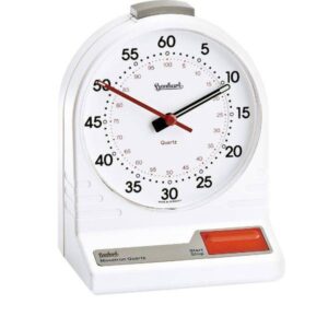 HANHART Mesotron Quartz Labor-Tischstoppuhr weiss