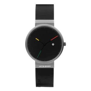 JACOB JENSEN Titanium 35mm, Quartzuhr schwarz