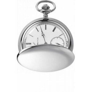 Klassik Taschenuhr Handaufzug, Aerowatch Savonette Stahl