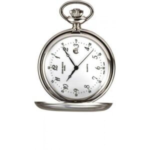 Klassik Taschenuhr Quartz, chromé Datum