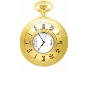 Klassik Taschenuhr Quartz, Demisavonette gold
