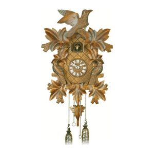 Kuckucksuhr Black Forest, Holz Wanduhr Quartz 34cm