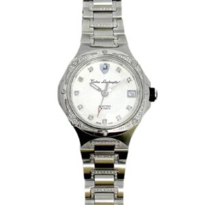 LAMBORGHINI Medium Chronograph, Edelstahl Diamanten