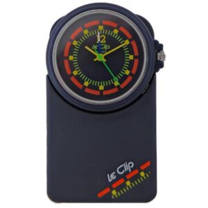 LE CLIP Alarm Anhänge-/Clippuhr mit Wecker, blau