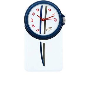 LE CLIP Klippuhr, Fun, Crossair weiss