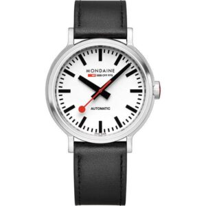 MONDAINE Automatic 41, Bahnhofsuhr Automatik