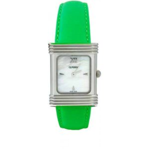 O.J. Perrin Paris, Damenuhr mit 2 Wecheselbänder, grün