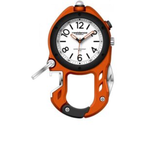 Outdoor Uhr mit Multitool - orange