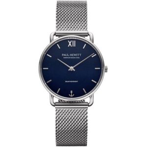 PAUL HEWITT Damenuhr Sailor 33, Solar Edelstahl dunkelblau