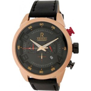 RENDEX Design XL Chronograph, Quartzuhr rosé vergoldet