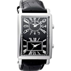 RENDEX Two in One, Zweizeitenuhr XL schwarz