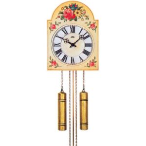 Schwarzwälder Schilderuhr, mechanische Holz Wanduhr