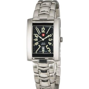 SWISS ARMY Compagnie Quartzuhr, schwarz