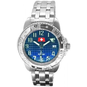 SWISS ARMY Sporty Quartzuhr, blau