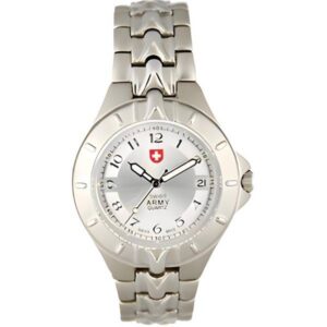 SWISS ARMY Voyage Quartzuhr, grau